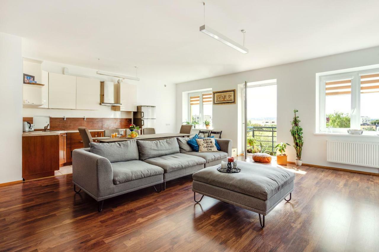 #Stayhere - Spacious & Bright 1Bdr Apartment Shopping District 빌뉴스 외부 사진